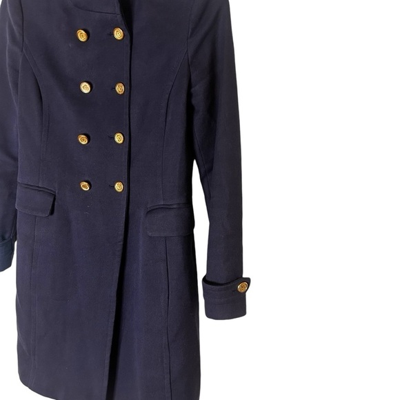 MNG Suit Women's Military Style Double Breasted Trench Coat- Size Small - Picture 9 of 12